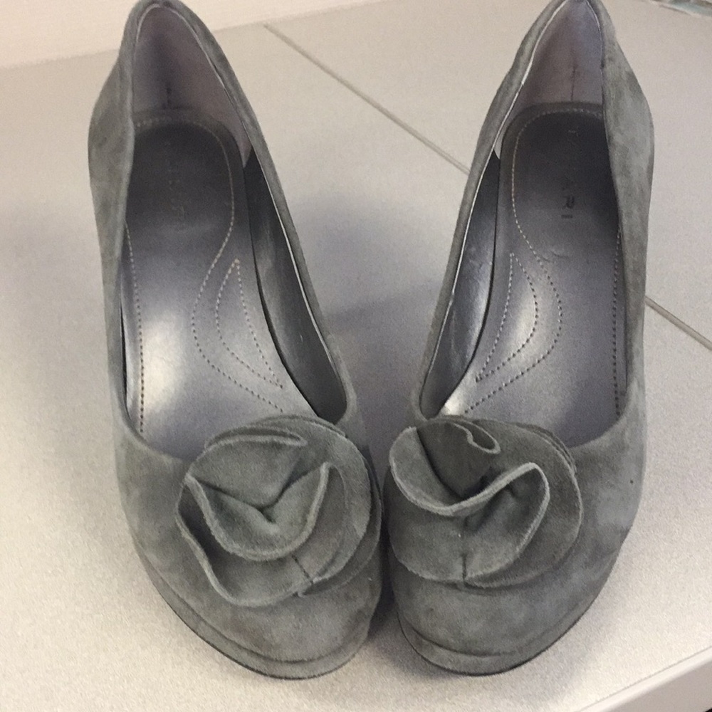 Grey Suede high heels by Tahari